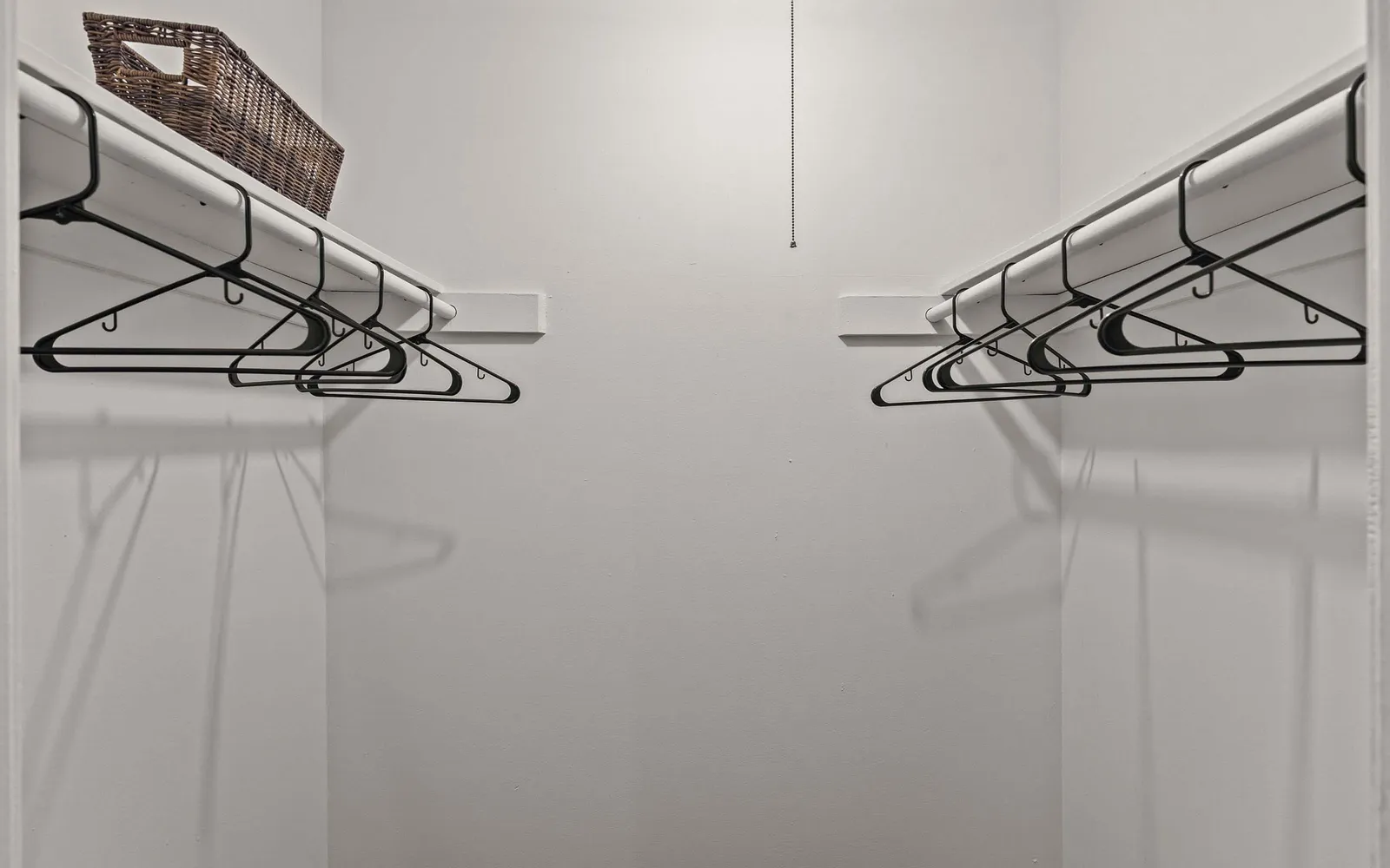 The Retreat at Mill Creek - a closet with hangers and shelves