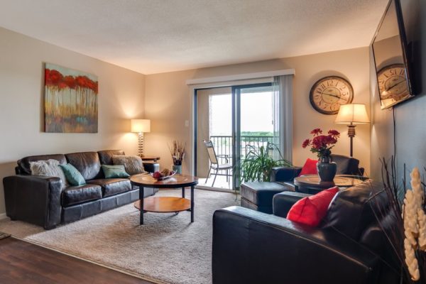 Hills 1 Apartment living room in KC