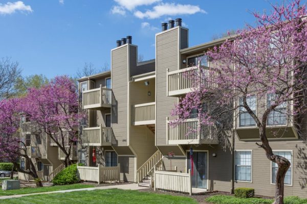 WRKS 1 apartment building with balconies in Kansas City